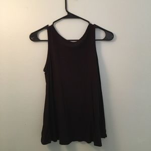 Black Loft Open Back Tank Top
